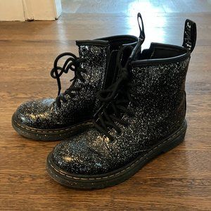 Girls 1460 Doc Martens Glitter Boots sz 2